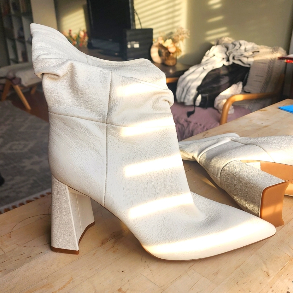 White booties